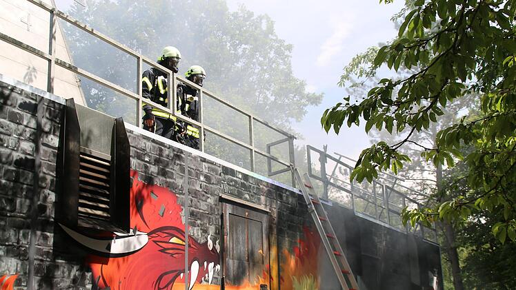 "Fire Dragon III"  nennt sich der imposante Container. Foto: Hilmar Ruppert
