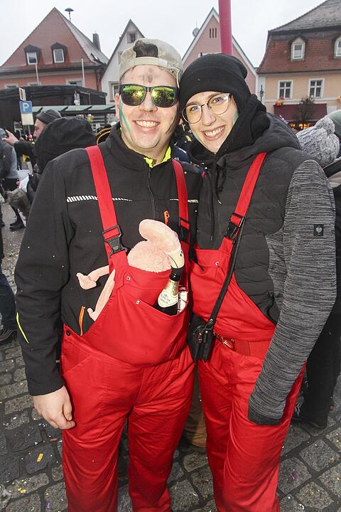 Narrentreiben in Stadtsteinach 2024