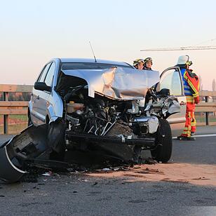 Autos kollidieren auf A73 bei Breitengüßbach