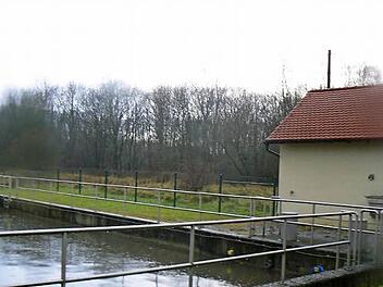 Von der Wirsberger Kläranlage (Bild) wird das Abwasser aus dem Gemeindebereich in einer Druckleitung über Ludwigschorgast und Untersteinach in die zentrale Kläranlage der Stadt Kulmbach gepumpt. Bürgermeister Anselstetter beklagt falsche Messungen. Foto: BR-Archiv/W. Reißaus