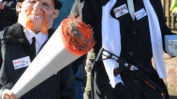 Faschingsumzug in Katzenbach und Lauter. Foto: Björn Hein