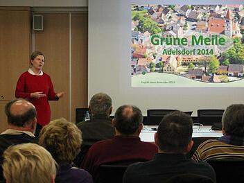 Kerstin Blum erläuterte ihre Ideen für die "Grüne Meile". Foto: Johanna Blum