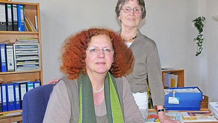 Margit Steger-Böhnlein (l.) und Edeltraud Rosenberger wollen auch die Wahlfreiheit der Frauen unterstützen. In Bamberg bieten neben "Donum Vitae" auch Pro Familia und das Gesundheitsamt Konfliktberatung an. Foto: Marion Krüger-Hundrup