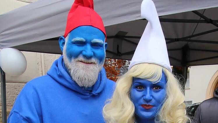 Beim Rathaussturm in Se&szlig;lach. - Foto: Bettina Knauth