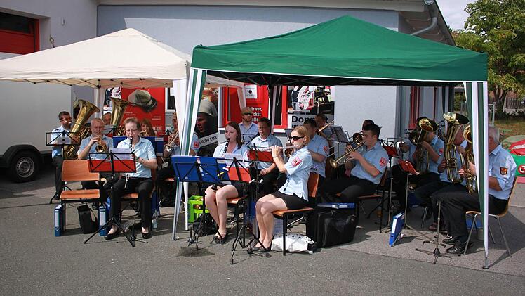 Die Kapelle der Eberner Feuerwehr Foto: Katharina Becht