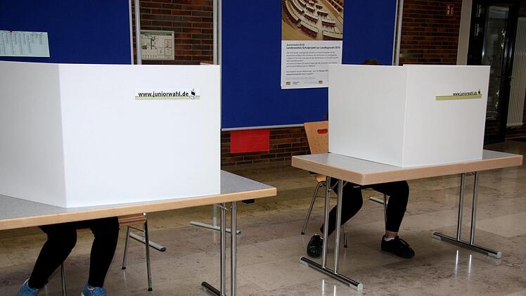 Juniorwahl an der Mittelschule    Foto: Richard Sänger