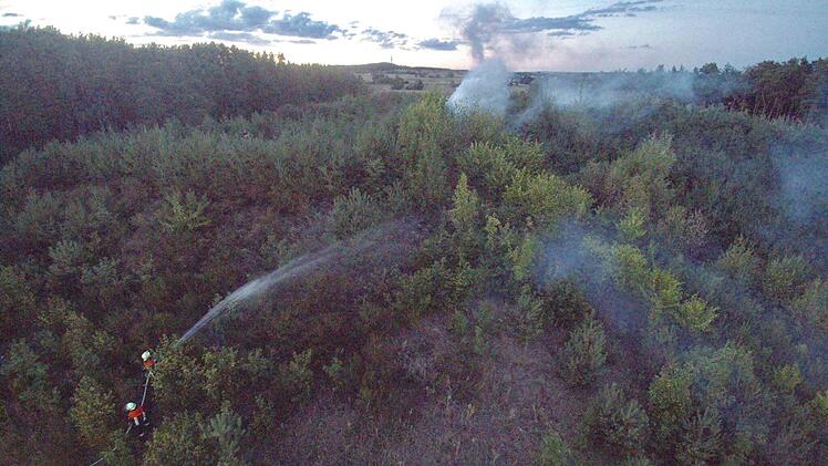 Erh&ouml;hte Waldbrandgefahr: Luftbeobachtung in Mittelfranken angeordnet