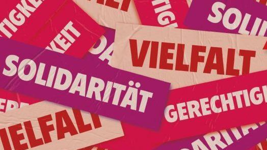 Solidarität, Vielfalt und Gerechtigkeit - dafür kämpfen Gewerkschaften, und dafür macht sich der Deutsche Gewerkschaftsbund am 1. Mai stark. DGB