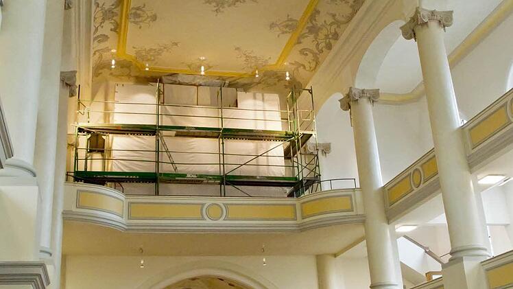 Blick in das renovierte Kirchenschiff von St. MorizFoto: Jochen Berger