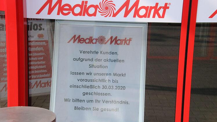 Der Media-Markt informiert ebenso. Foto: Anita Latifi
