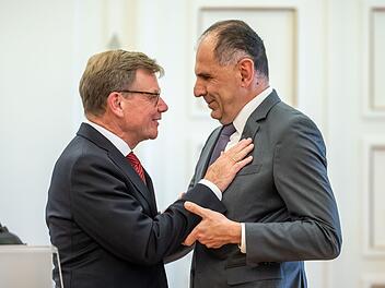 Au&szlig;enminister Wadephul in Griechenland