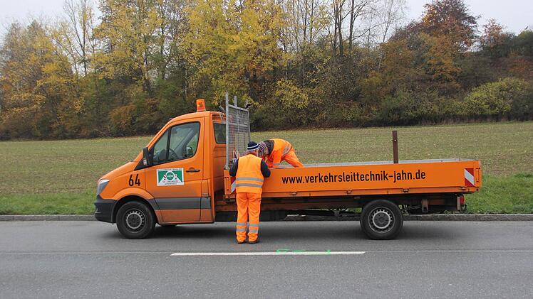 Die Verkehrsführung wird wegen der Baustelle geändert.