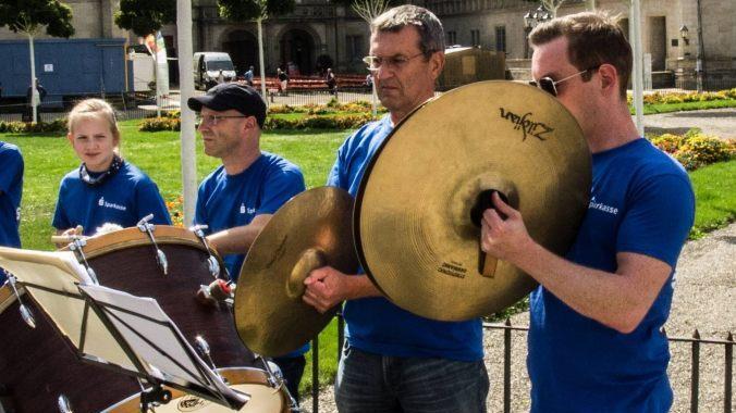 Impressionen vom ersten Symphonic Mob Bayerns auf dem Coburger SchlossplatzFoto: Jochen Berger