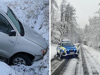 Winter in Franken - Polizei postet Tipps und Notfallausrüstung