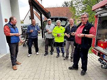 Die fleißigen Müllsammler nach getaner Arbeit