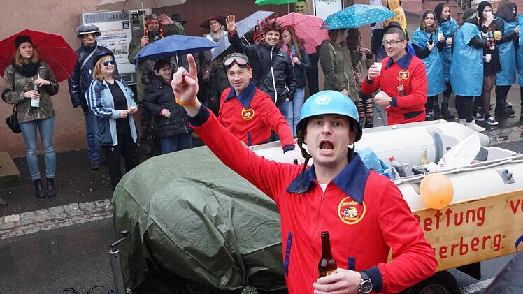 Faschingszug in Diebach. Foto: Arkadius Guzy