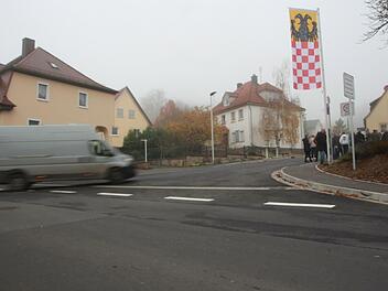 Die Burgstraße in Reiterswiesen ist mittlerweile für den Verkehr freigegeben. Foto: Johannes Schlereth