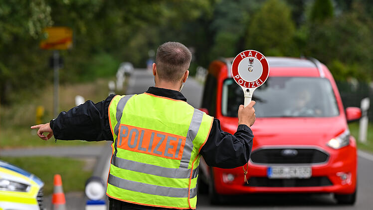 Polizei-Kontrolle gegen Schleuserkriminalität