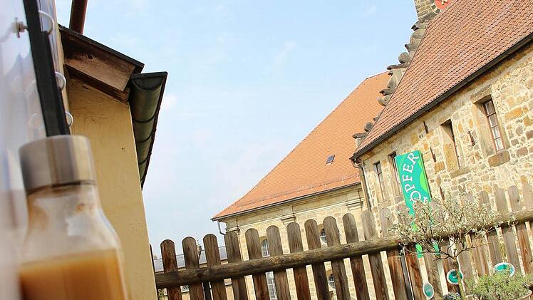 Der Museumsgarten bietet einen wunderbaren Blick über Thurnau.
