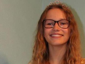 Emma Schneider ist das Kulmbacher Christkind.  Foto: Stadt Kulmbach