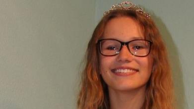 Emma Schneider ist das Kulmbacher Christkind.  Foto: Stadt Kulmbach