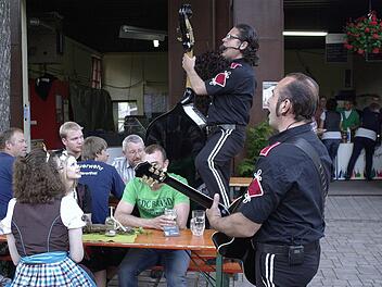 Das Trio "Rossini" unterhält am Samstagabend beim Weinfest auf der Horbich. Foto: Ehling