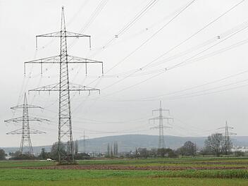 Am Verlauf der bisherigen 380-KV-Leitung, hier zwischen Forchheim und Pinzberg, könnte sich die neue Trasse orientieren.  Foto: Andreas Oswald
