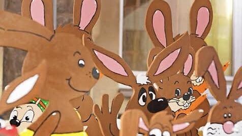 Jede Menge Osterhasen