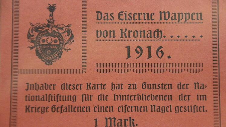 Die Bescheinigung für eine Spende von einer Mark. Foto: Marco Meißner