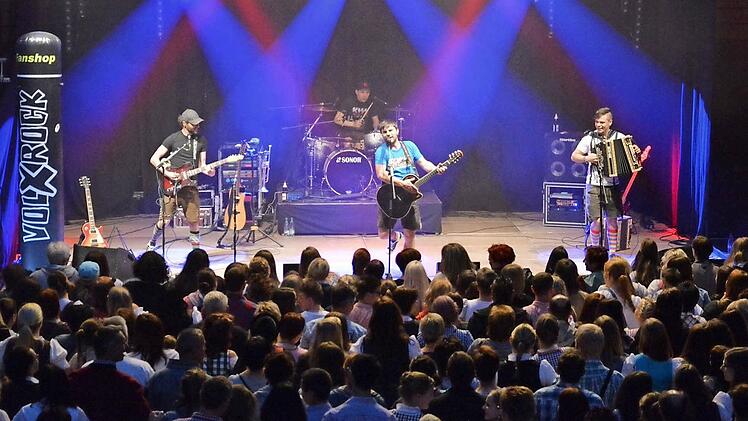 "Volxrock kommt aus Südtirol und gefiel in Münnerstadt.