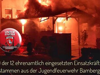 Die  Jugendfeuerwehr Bamberg wirbt  mit solchen Posts auf Facebook für sich. Der Nachwuchs versucht so, Spenden für ein eigenes Fahrzeug zu bekommen. Foto: Jugendfeuerwehr Bamberg