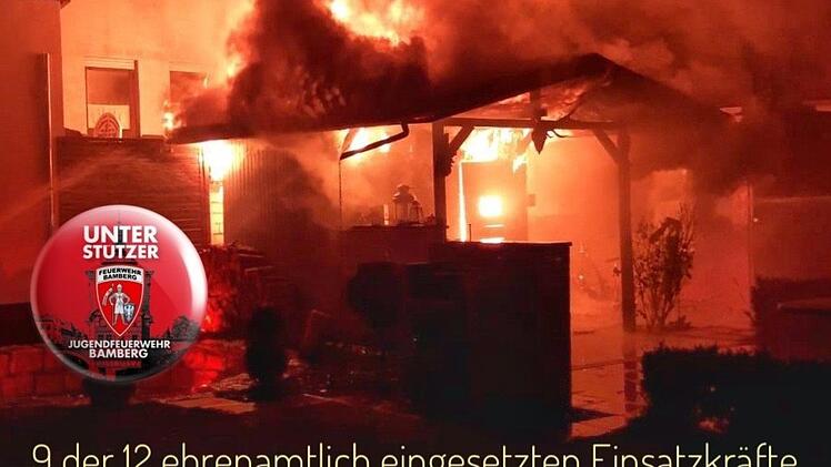 Die  Jugendfeuerwehr Bamberg wirbt  mit solchen Posts auf Facebook für sich. Der Nachwuchs versucht so, Spenden für ein eigenes Fahrzeug zu bekommen. Foto: Jugendfeuerwehr Bamberg