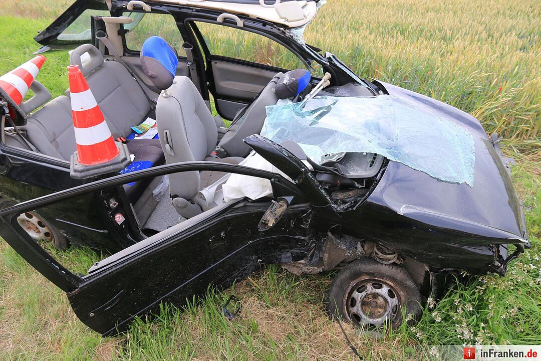 Tödlicher Unfall auf der B 22 bei Prichsenstadt