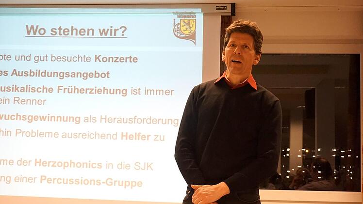 Wolfgang Niewelt hat viele Ideen für die Stadtjugendkapelle. Foto: Richard Sänger