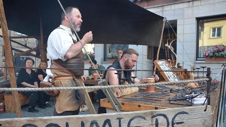 Auch handwerkliche Vorführungen wird es beim Mittelalterfest wieder geben.  Foto: Bernhard Panzer