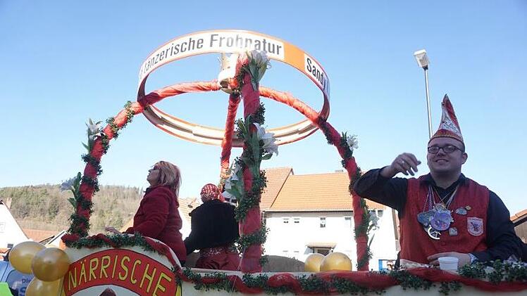 Faschingszug in Zeitlofs. Foto: Marion Eckert