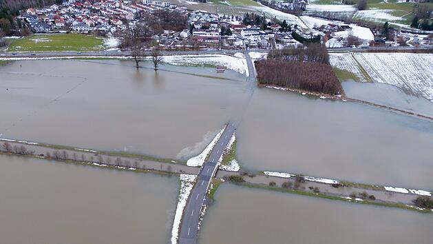 Hochwasserlage in Bayern