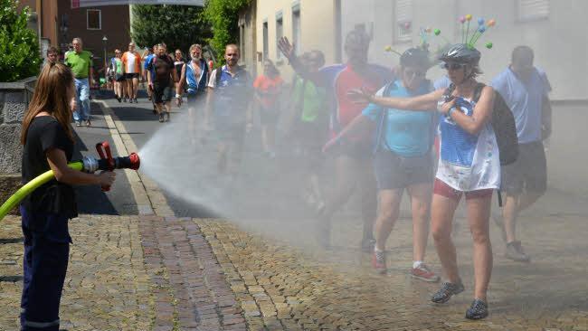 BR-Radltour macht Halt in Münnerstadt Foto: Björn Hein
