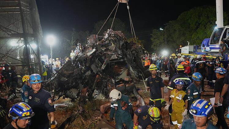 Zugungl&uuml;ck in Thailand