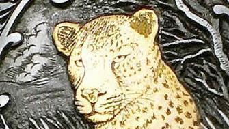 Ein Leopard auf der Jagd.