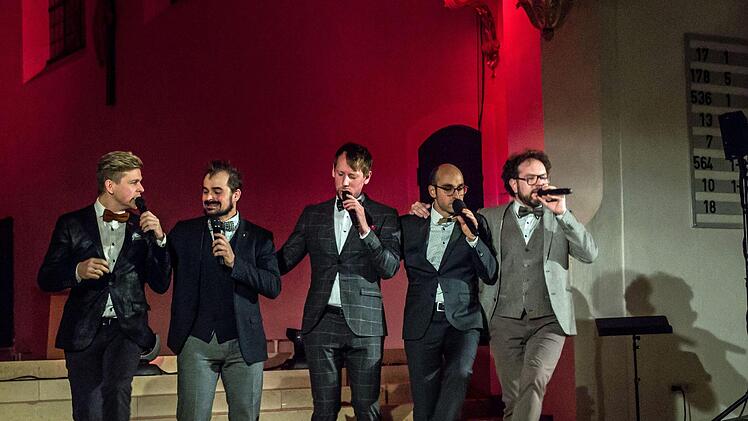 Impressionen vom Gastspiel des A-cappella-Quintett Viva Voce in der ausverkauften Coburger MorizkircheFoto: Jochen Berger