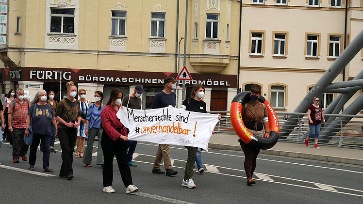 Bamberg: Demo f&uuml;r Seenotrettung am 07.08.2021