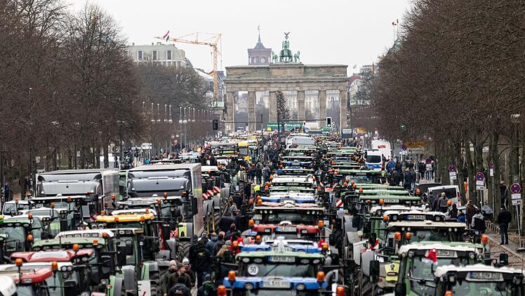 Protest der Landwirte