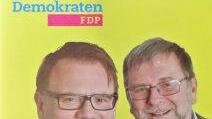 Die typischen FDP-Farben schreien der Betrachter ein wenig an - zum Ausgleich gibt es immerhin eine inhaltliche Aussage zu wechselnden Themen. Das ist konkreter als bei vielen Mitbewerbern.