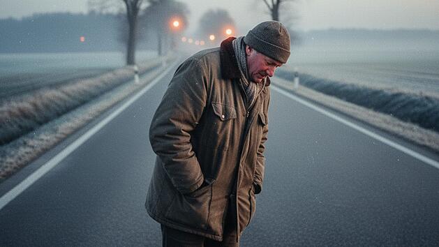 Langer Fußmarsch durch die Kälte im Kreis Lichtenfels