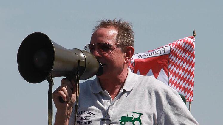 Walter Mackert von den Staffelsteiner Oldtimerfreunden