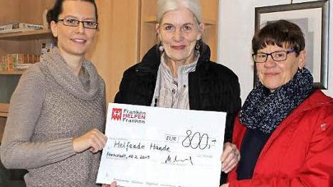 Freuen sich riesig über die Spendensumme: (von links) Diana Könitzer, Sabine Grasse und Doris Kirsch-Kunter  Foto: Sabine Memmel
