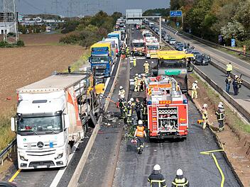 Toter bei Unfall auf A59