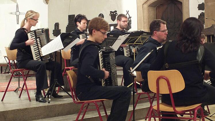 Das Akkordeonorchester der Käthe-Zang-Sing- und Musikschule
