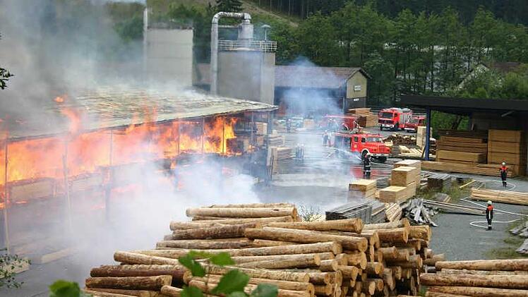 Der Brand im Jahr 2005.